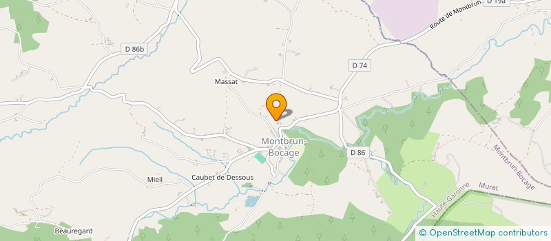 localisation de l'entreprise MONSIEUR RAFI NAHABEDIAN  MONTBRUN-BOCAGE