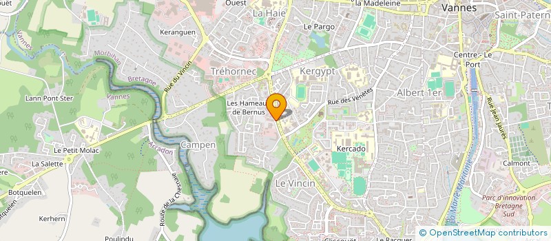 localisation de l'entreprise MONSIEUR RAFIAA BELHEDI à VANNES