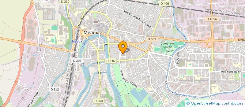 localisation de l'entreprise MONSIEUR RAFIC SALAH à MEAUX
