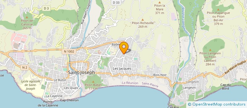 localisation de l'entreprise MONSIEUR RAFICK MAYANDI à SAINT-JOSEPH