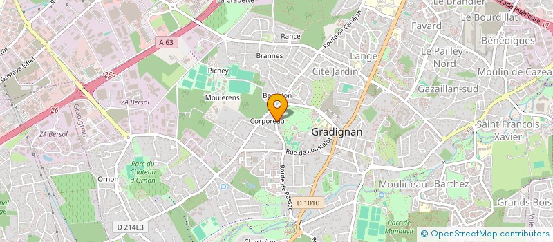 localisation de l'entreprise MONSIEUR RAFIGHE CHINE  GRADIGNAN