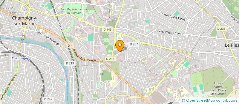 localisation de l'entreprise MONSIEUR RAFIK AISSOU à CHAMPIGNY-SUR-MARNE