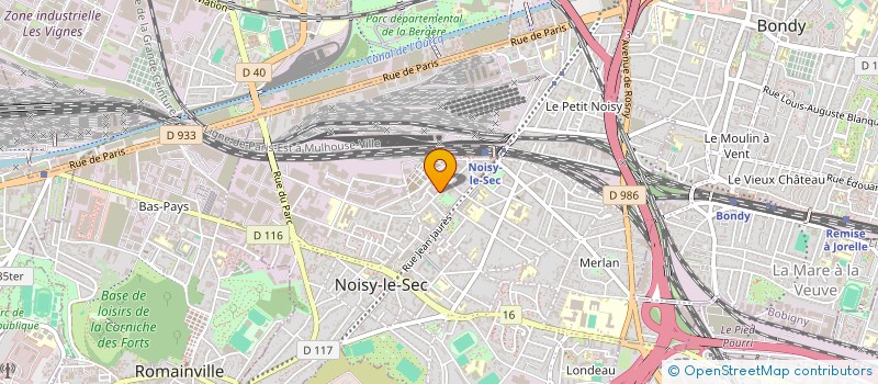 localisation de l'entreprise MONSIEUR RAFIK AITOUCHE à NOISY-LE-SEC