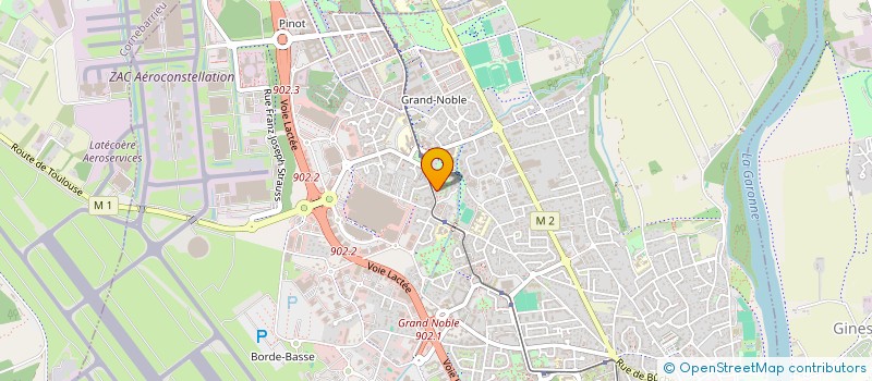 localisation de l'entreprise MONSIEUR RAFIK ALLAGUI  BLAGNAC