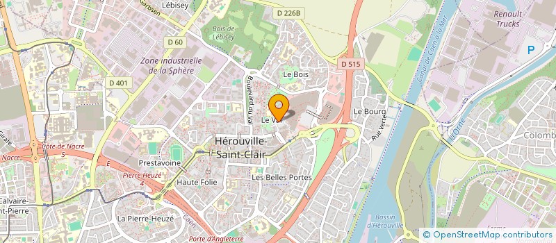 localisation de l'entreprise MONSIEUR RAFIK AMIROUCHE  HEROUVILLE-SAINT-CLAIR