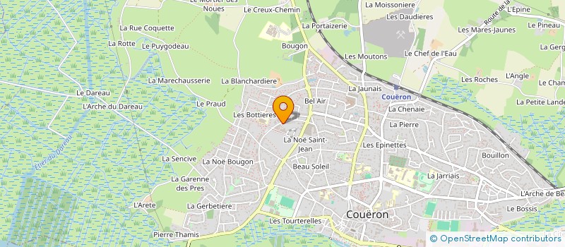 localisation de l'entreprise MONSIEUR RAFIK AMROUCHE à COUERON