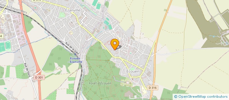 localisation de l'entreprise MONSIEUR RAFIK AOUNALLAH  ECOUEN