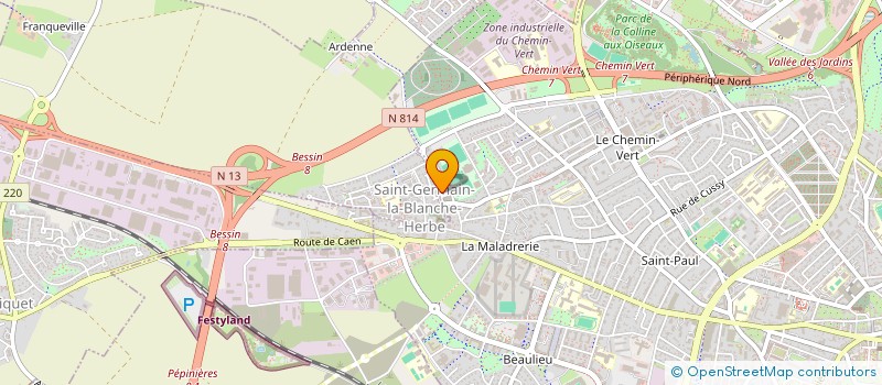 localisation de l'entreprise MONSIEUR RAFIK BAALI à CAEN