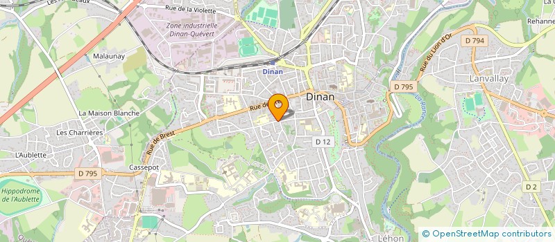 localisation de l'entreprise MONSIEUR RAFIK BELABACI  DINAN