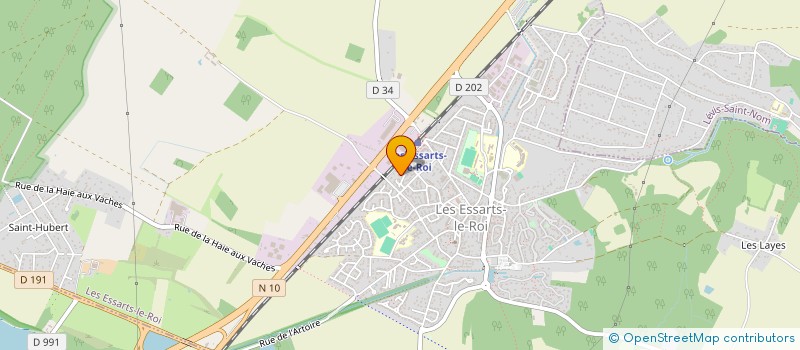 localisation de l'entreprise MONSIEUR RAFIK BELLA  LES ESSARTS-LE-ROI