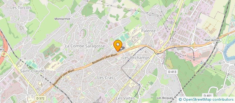 localisation de l'entreprise MONSIEUR RAFIK BELLAHDID à BESANCON