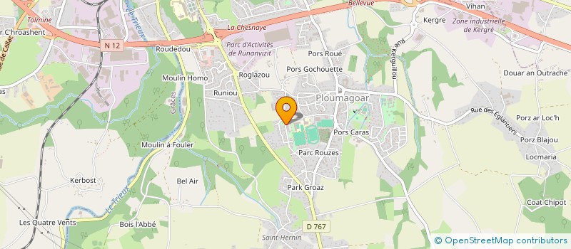 localisation de l'entreprise MONSIEUR RAFIK BEN KHALIFA  PLOUMAGOAR