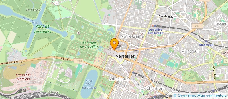 localisation de l'entreprise MONSIEUR RAFIK BENDAHMANE à VERSAILLES