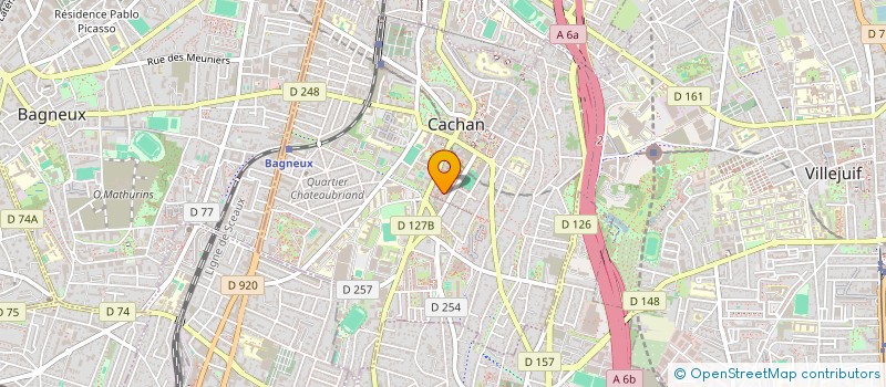 localisation de l'entreprise MONSIEUR RAFIK BENMEBAREK  CACHAN