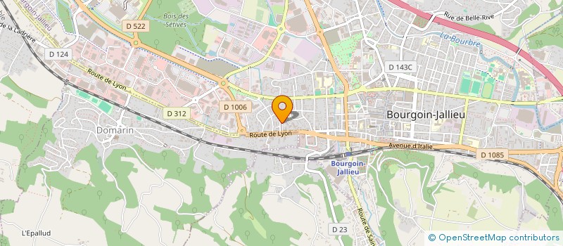 localisation de l'entreprise MONSIEUR RAFIK BENSALEM à BOURGOIN-JALLIEU