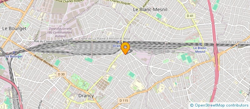 localisation de l'entreprise MONSIEUR RAFIK BOUAZA  DRANCY