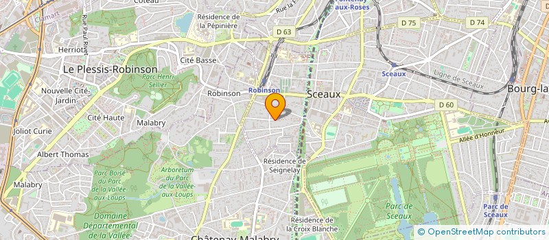 localisation de l'entreprise MONSIEUR RAFIK BOUFRIKHA à SCEAUX