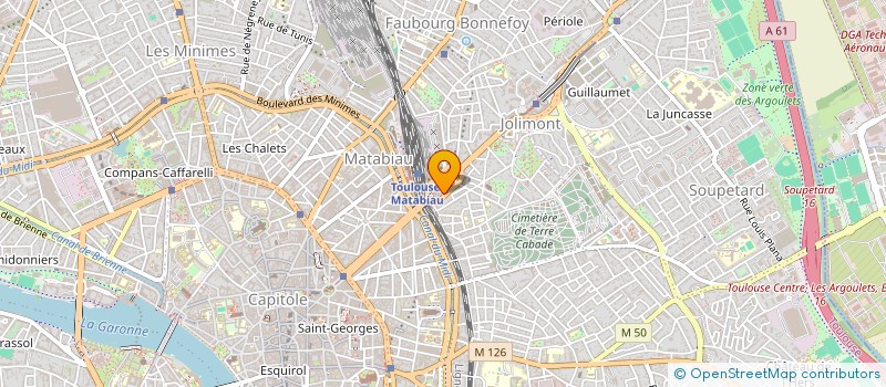 localisation de l'entreprise MONSIEUR RAFIK CHAREF à TOULOUSE