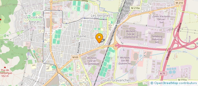 localisation de l'entreprise MONSIEUR RAFIK CHEBLI  CLERMONT-FERRAND