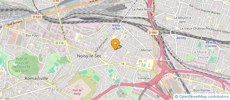 localisation de l'entreprise MONSIEUR RAFIK CHERRERED à NOISY-LE-SEC