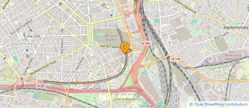 localisation de l'entreprise MONSIEUR RAFIK HADDAD à LILLE