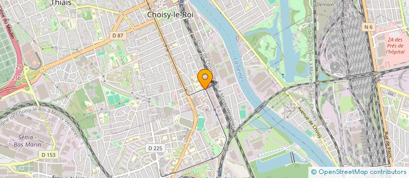 localisation de l'entreprise MONSIEUR RAFIK HAFDALLAH  CHOISY-LE-ROI