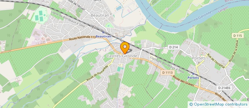 localisation de l'entreprise MONSIEUR RAFIK HASSAINI à CASTRES-GIRONDE