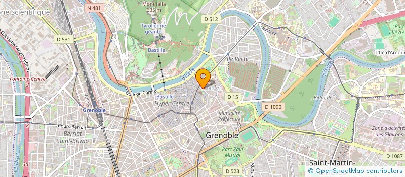 localisation de l'entreprise MONSIEUR RAFIK HEMMAZ  GRENOBLE