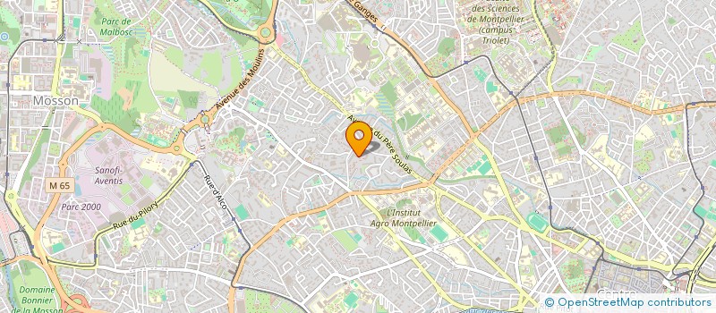 localisation de l'entreprise MONSIEUR RAFIK HOCINE à MONTPELLIER
