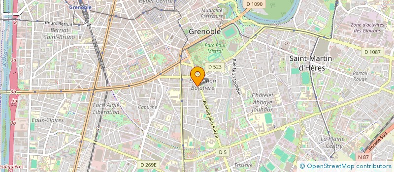 localisation de l'entreprise MONSIEUR RAFIK IKENOUNE à GRENOBLE