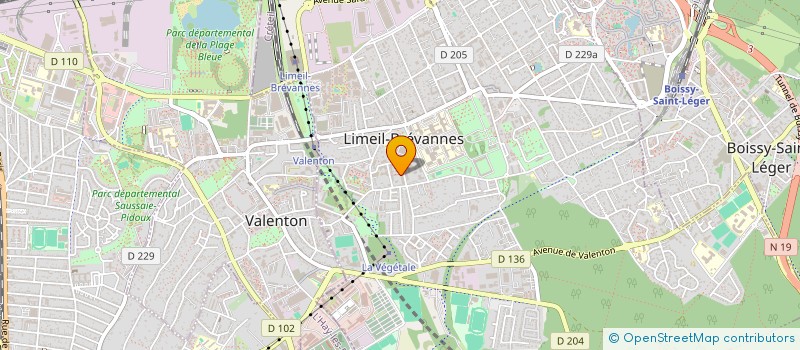 localisation de l'entreprise MONSIEUR RAFIK KHELAF  LIMEIL-BREVANNES