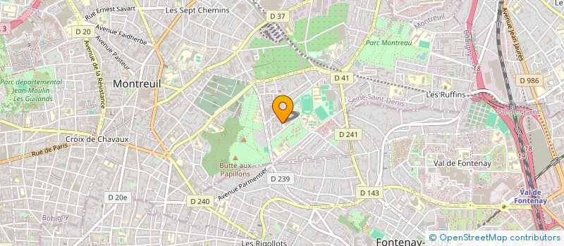 localisation de l'entreprise MONSIEUR RAFIK KHORSI à MONTREUIL