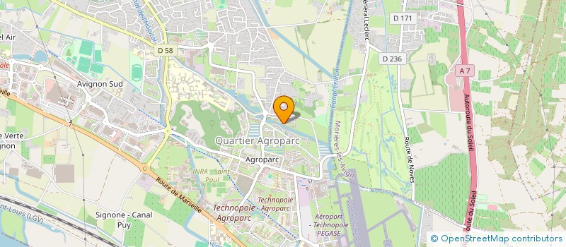 localisation de l'entreprise MONSIEUR RAFIK LAGRAMAT  AVIGNON