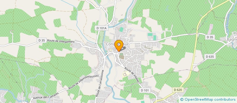 localisation de l'entreprise MONSIEUR RAFIK MAADOUR à CONQUES-SUR-ORBIEL