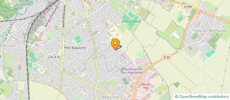 localisation de l'entreprise MONSIEUR RAFIK MADANI à ARRAS