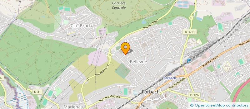 localisation de l'entreprise MONSIEUR RAFIK MANUKYAN  FORBACH