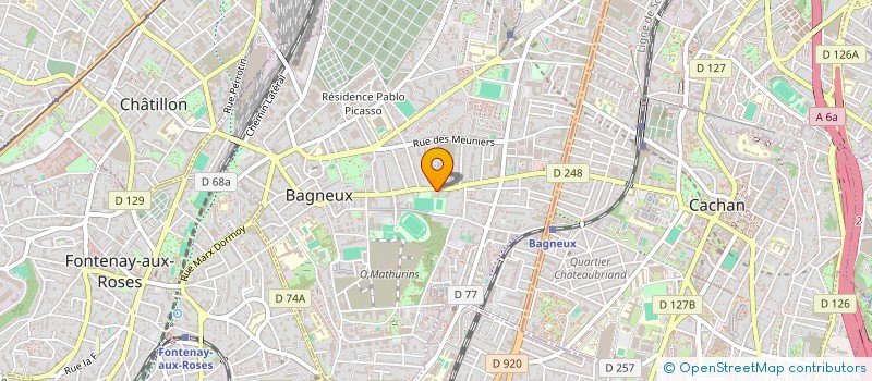 localisation de l'entreprise MONSIEUR RAFIK MARHAG à BAGNEUX