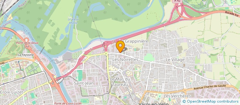 localisation de l'entreprise MONSIEUR RAFIK MENDAS  VAULX-EN-VELIN