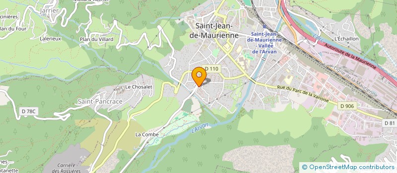 localisation de l'entreprise MONSIEUR RAFIK MEROUCHE à SAINT-JEAN-DE-MAURIENNE
