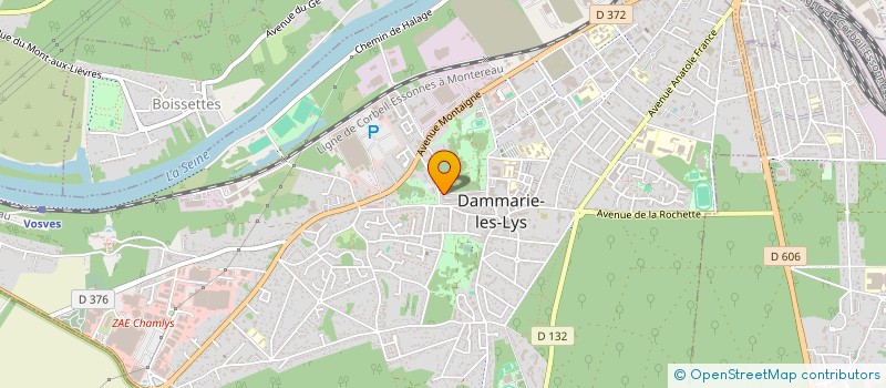 localisation de l'entreprise MONSIEUR RAFIK MOUSSAOUI à DAMMARIE-LES-LYS