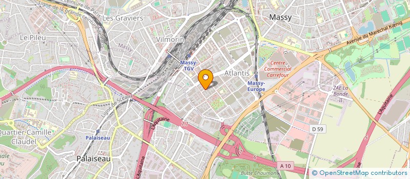 localisation de l'entreprise MONSIEUR RAFIK NAZEF à MASSY