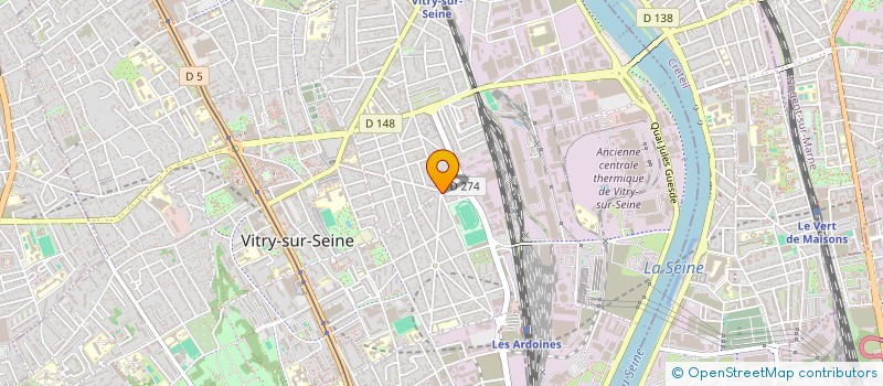 localisation de l'entreprise MONSIEUR RAFIK OSMANE  VITRY-SUR-SEINE