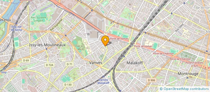 localisation de l'entreprise MONSIEUR RAFIK OUERDI à VANVES