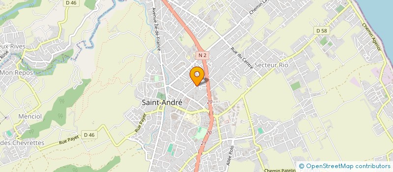 localisation de l'entreprise MONSIEUR RAFIK RAVAT à SAINT-ANDRE