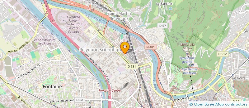 localisation de l'entreprise MONSIEUR RAFIK REBAI à GRENOBLE