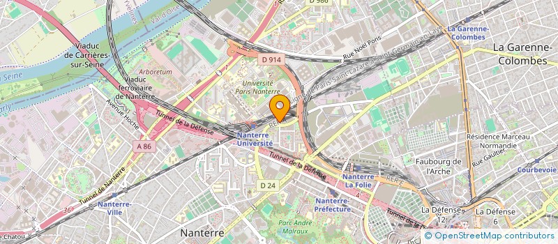 localisation de l'entreprise MONSIEUR RAFIK REZIG  NANTERRE