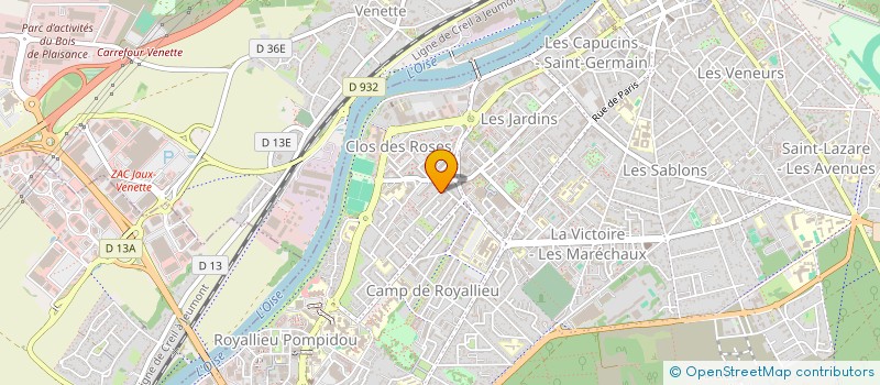 localisation de l'entreprise MONSIEUR RAFIK RIZKI  COMPIEGNE