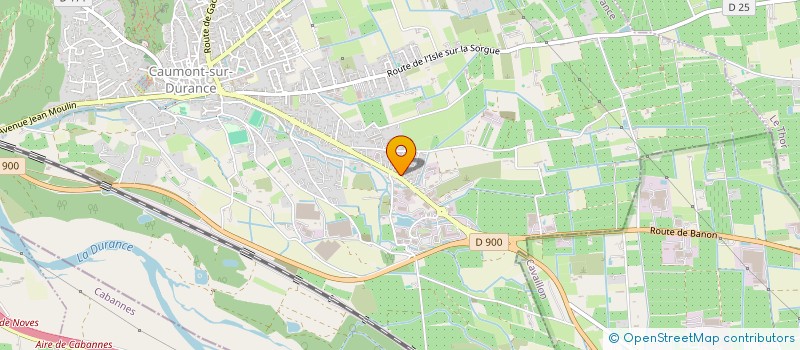 localisation de l'entreprise MONSIEUR RAFIK ROMDHANI  CAUMONT-SUR-DURANCE