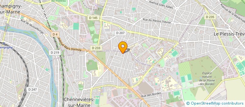 localisation de l'entreprise MONSIEUR RAFIK YAHIAOUI  CHENNEVIERES-SUR-MARNE