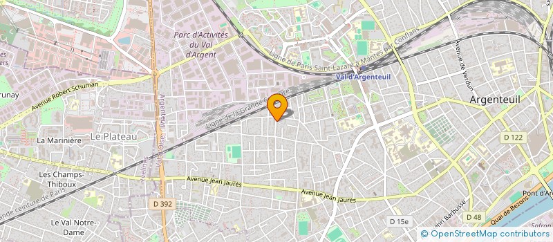 localisation de l'entreprise MONSIEUR RAFIKE DHIMINE  ARGENTEUIL